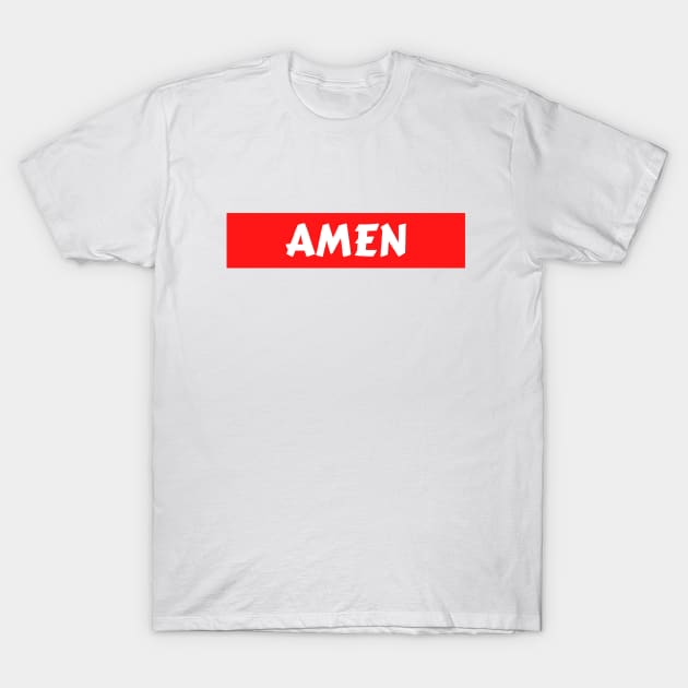 Amen - So Be It - Christian T-Shirt by Prayingwarrior